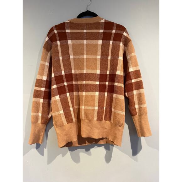 Rachel Zoe Plaid Button-Front Cardigan Sweater – Size Medium - Picture 4 of 4